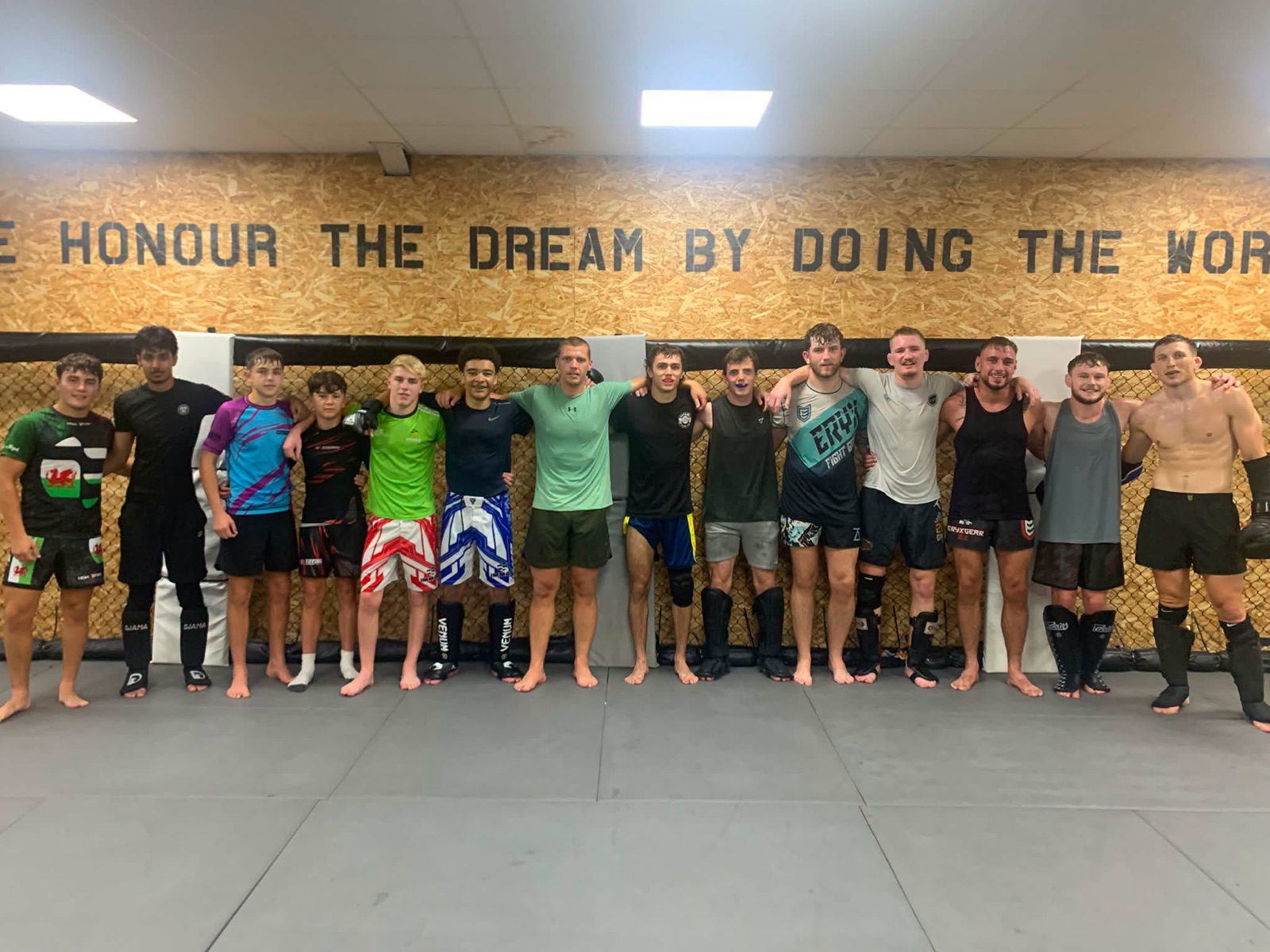 The Two4 adult MMA team training together