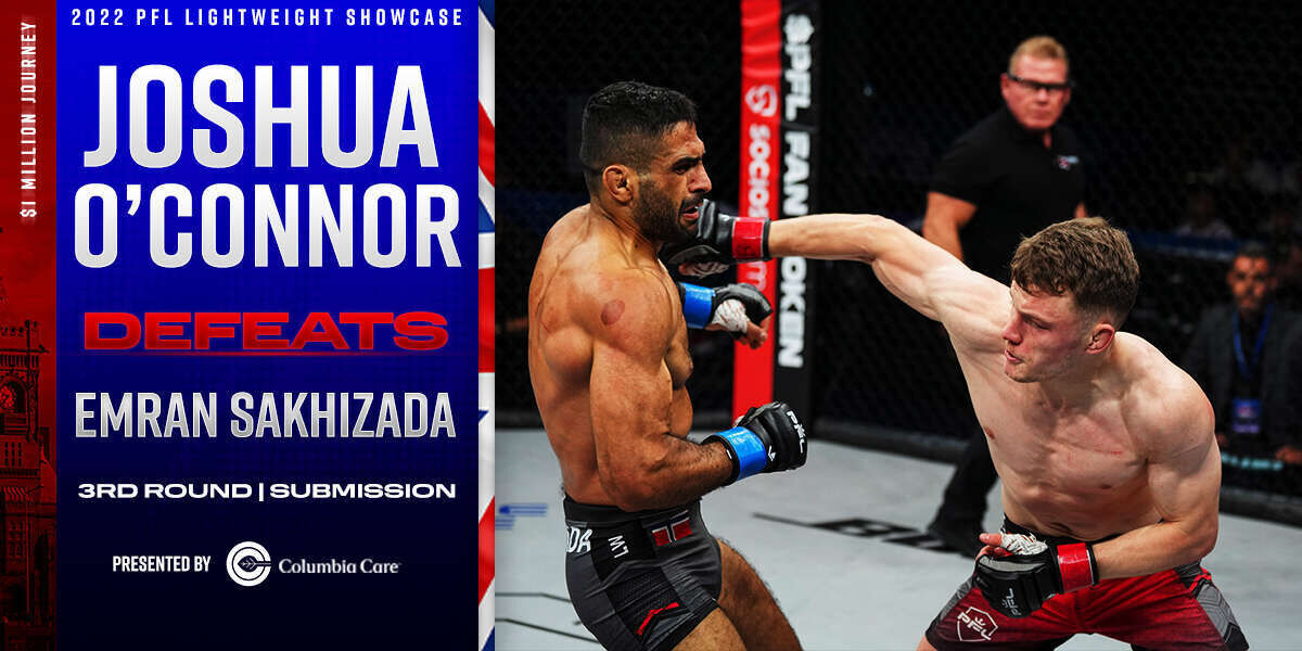 Josh O’Connor competing in the PFL lightweight showcase